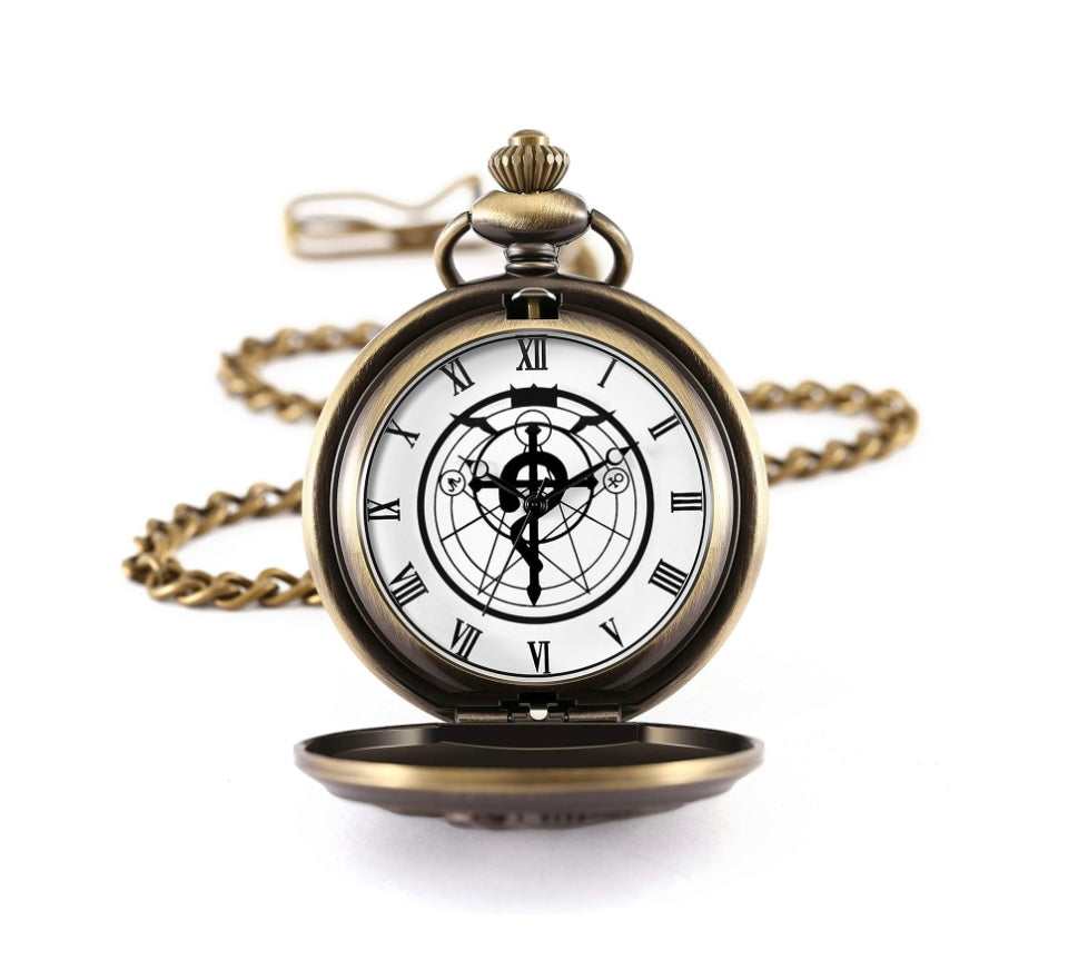 BOSHIYA - Fullmetal Alchemist Pocket Watch with Chain Box