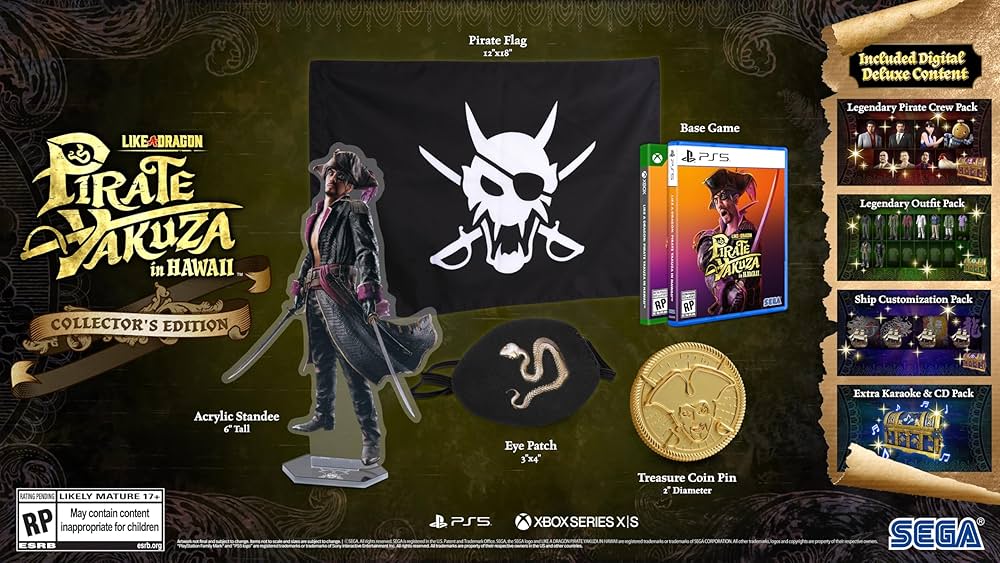 Like A Dragon Pirate Yakuza in Hawaii - Collectors Edition Xbox Series X