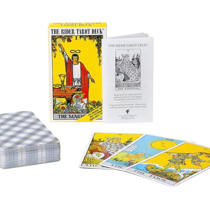 The Rider Tarot Deck®: The Authentic Rider-Waite® Tarot Deck with Instruction Booklet, Essential for Tarot Beginners & Expert Readers